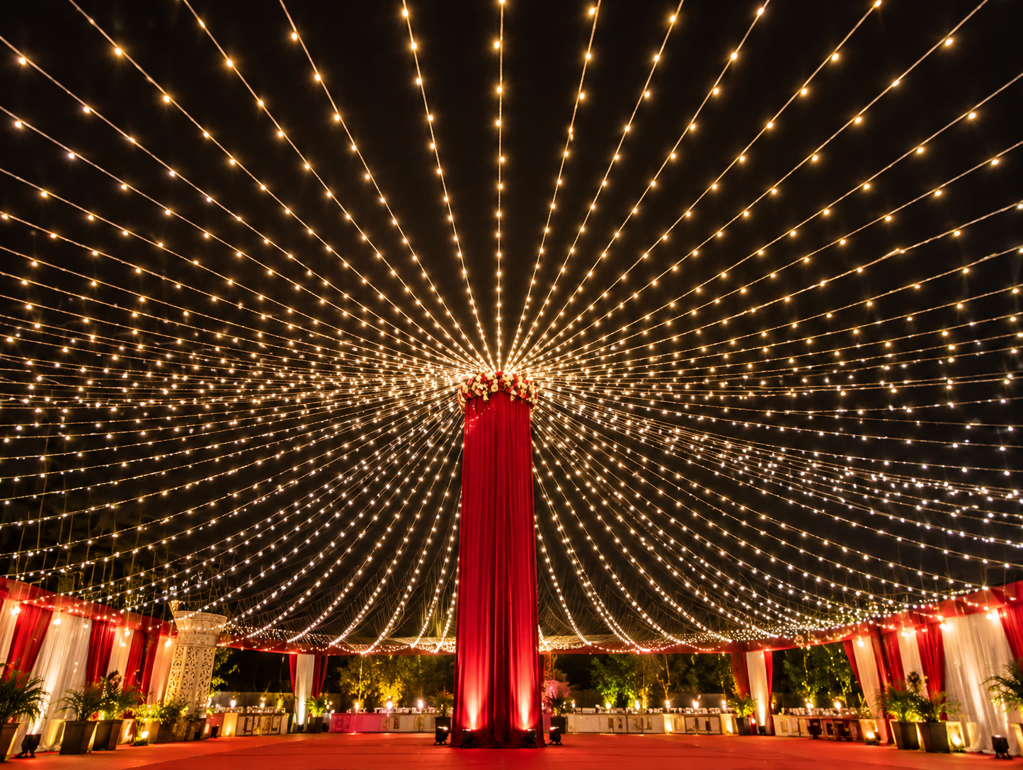 Navratri Entrance Gate and Stage Decoration Ideas for Society Garba Events