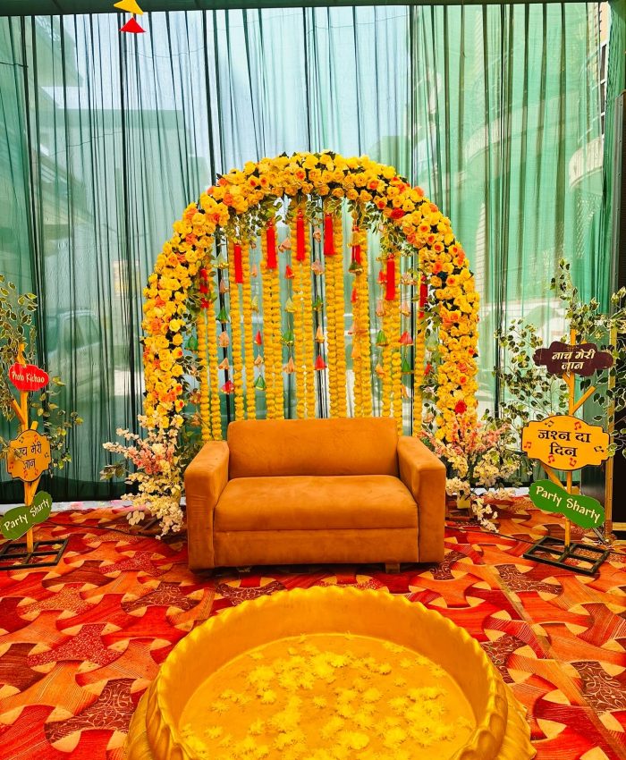 Low Budget Haldi Decoration Ideas That Look Luxurious